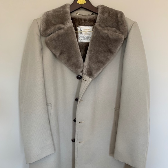 LONDON FOG MEN'S 40 REG VINTAGE OUTERWEAR OF DISTINCTION TRENCH COAT - Picture 1 of 6